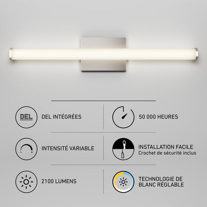 Nuvo 24" LED Bathroom Vanity Light 5CCT