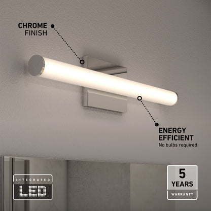 Nuvo 20" LED Bathroom Vanity Light 5CCT