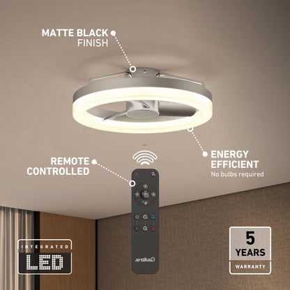 Alure 23" LED Ceiling Fan with Remote Control