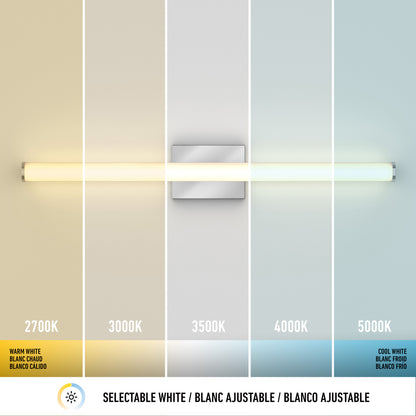 Nuvo 30" LED Bathroom Vanity Light 5CCT