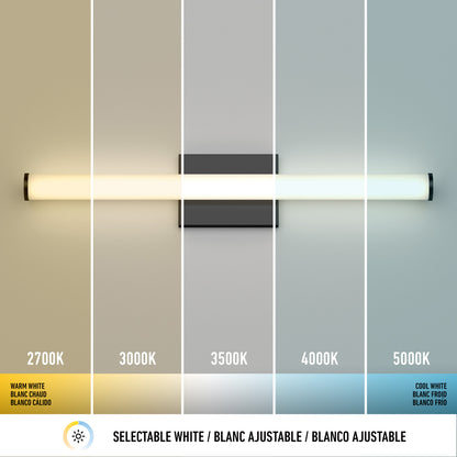 Nuvo 24" LED Bathroom Vanity Light 5CCT
