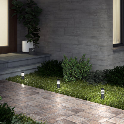 C7 LED Low Voltage Bollard Light — 4-Pack