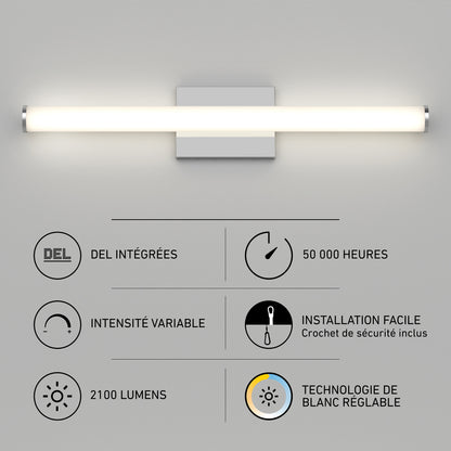 Nuvo 24" LED Bathroom Vanity Light 5CCT
