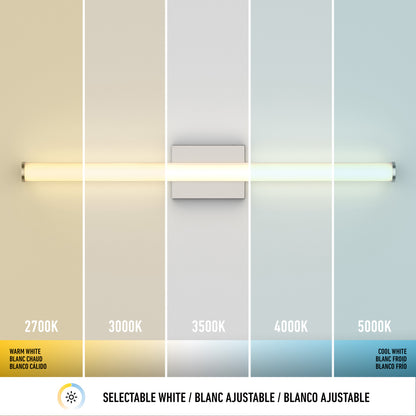 Nuvo 30" LED Bathroom Vanity Light 5CCT