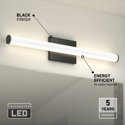 Nuvo 24" LED Bathroom Vanity Light 5CCT