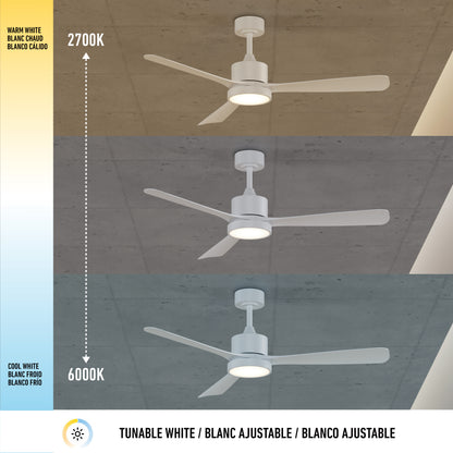 Adney 52 po ventilateur de plafond à DEL