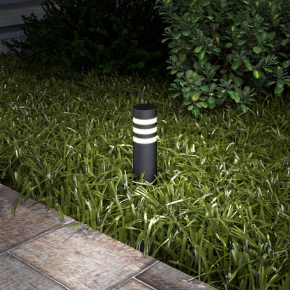 C7 LED Low Voltage Bollard Light — 4-Pack