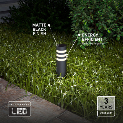 C7 LED Low Voltage Bollard Light — 4-Pack