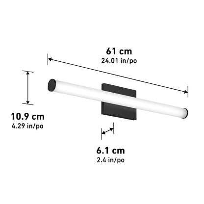 Nuvo 24" LED Bathroom Vanity Light 5CCT