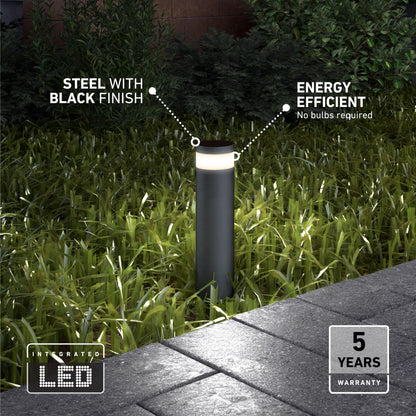 Swirl LED Low Voltage Bollard Light — 4-Pack