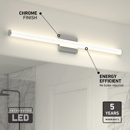 Nuvo 36" LED Bathroom Vanity Light 5CCT