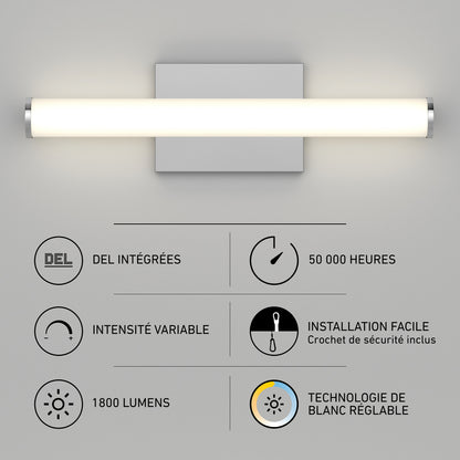 Nuvo 16" LED Bathroom Vanity Light 5CCT