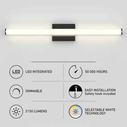 Nuvo 30" LED Bathroom Vanity Light 5CCT