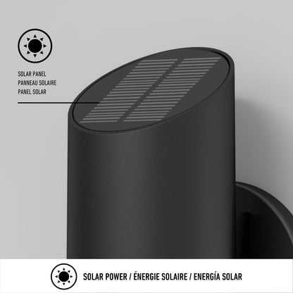 Alba luminaire solaire extérieur à DEL avec détecteur de mouvement