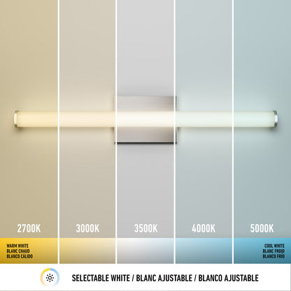Nuvo 24" LED Bathroom Vanity Light 5CCT
