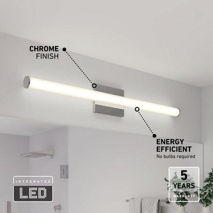 Nuvo 30" LED Bathroom Vanity Light 5CCT