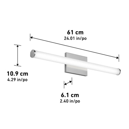 Nuvo 24" LED Bathroom Vanity Light 5CCT
