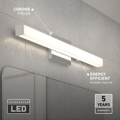 Mylo 24" LED Bathroom Vanity Light 5CCT