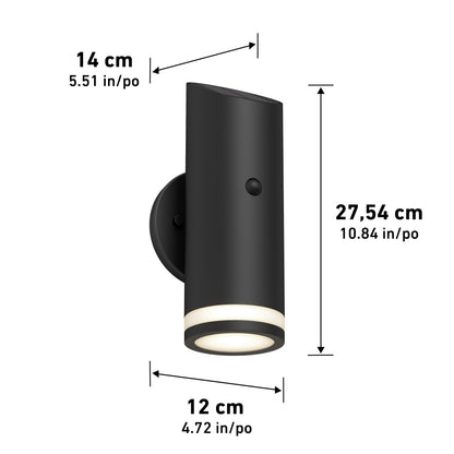 Alba luminaire solaire extérieur à DEL avec détecteur de mouvement