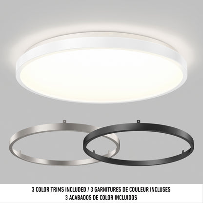 Rayker PRO 15" LED Flush Mount with Interchangeable Trim