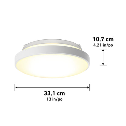 Valen 13" LED Flush Mount — Bulbs Not Included
