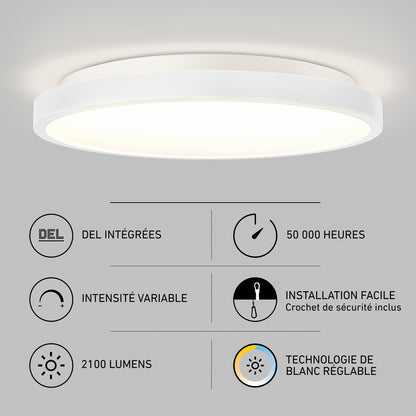Rayker PRO 15" LED Flush Mount with Interchangeable Trim