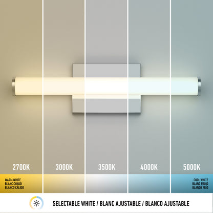 Nuvo 16" LED Bathroom Vanity Light 5CCT
