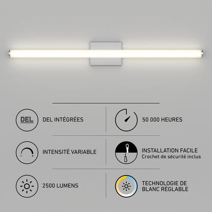 Nuvo 36" LED Bathroom Vanity Light 5CCT