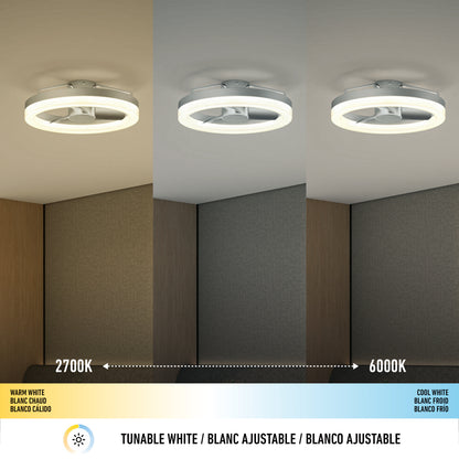 Alure 23" LED Ceiling Fan with Remote Control