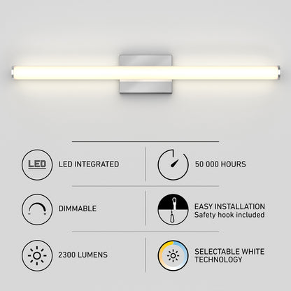 Nuvo 30" LED Bathroom Vanity Light 5CCT