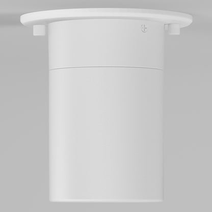 The Beam Pro 4 Integrated LED 2-IN-1 Ceiling Mount Pendant is a cylindrical white ceiling fixture featuring a smooth, modern design with minimal visible hardware.