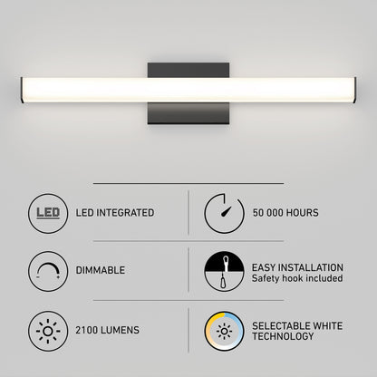 Mylo 24" LED Bathroom Vanity Light 5CCT