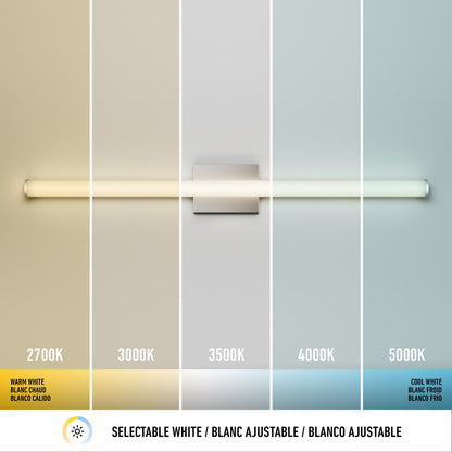Nuvo 36" LED Bathroom Vanity Light 5CCT