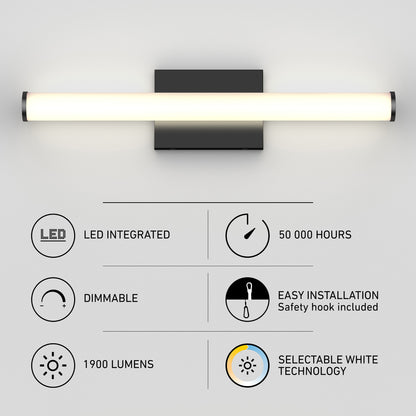 Nuvo 20" LED Bathroom Vanity Light 5CCT