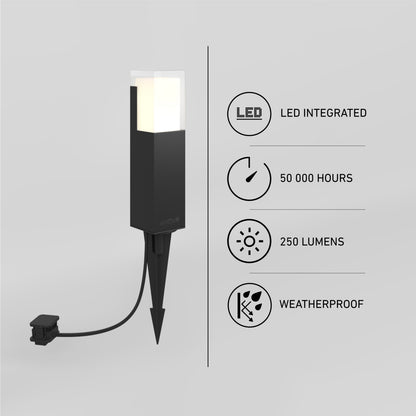 Gemini LED Low Voltage Bollard Light — 4-Pack