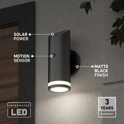Alba luminaire solaire extérieur à DEL avec détecteur de mouvement