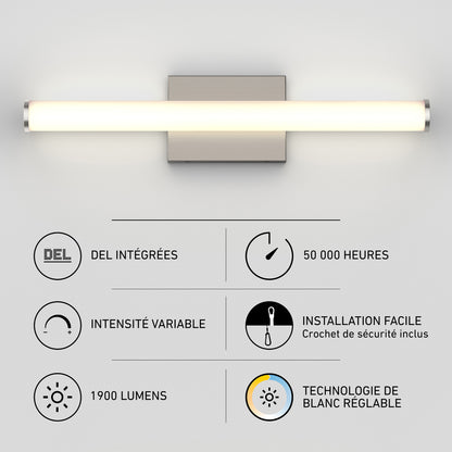Nuvo 20" LED Bathroom Vanity Light 5CCT