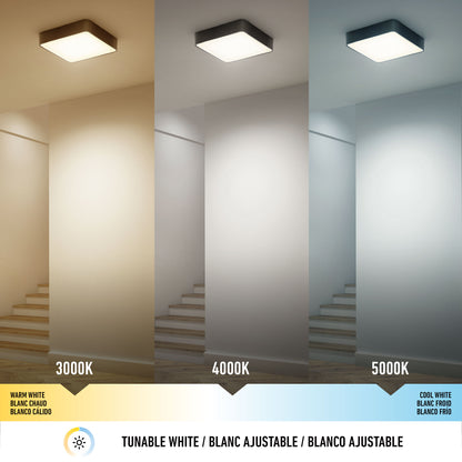The LYDEL LED Ceiling Light illuminates your room in warm white (3000K), neutral white (4000K), or cool white (5000K), allowing you to choose a unique lighting ambiance for every mood.