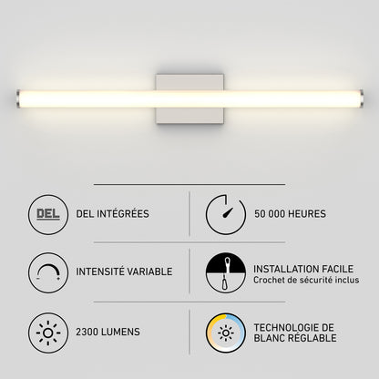 Nuvo 30" LED Bathroom Vanity Light 5CCT