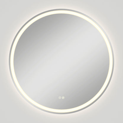 Miroir de salle de bain à DEL Delany 32 po anti-buée